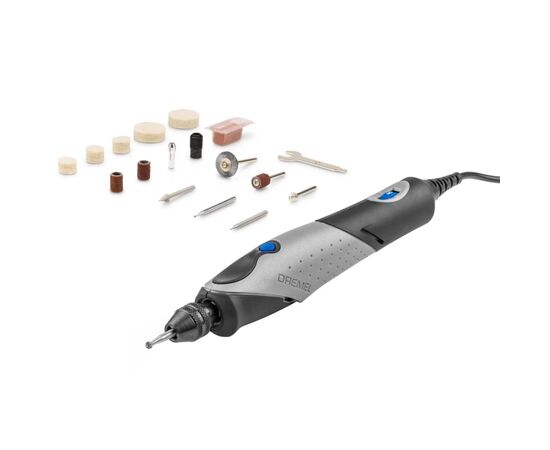 Гравер Dremel Stylo+ 2050-15 9W, 5000-22000об/хв, 15 насадок. 16см (F.013.205.0JM)