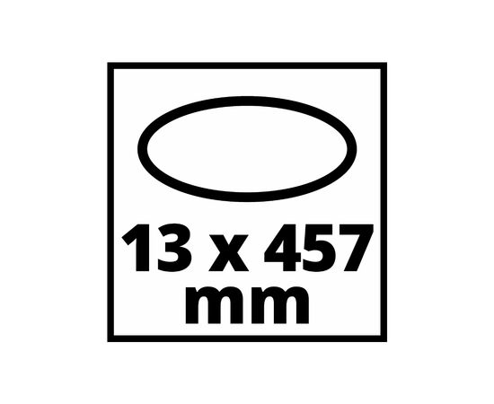 Наждачная бумага Einhell лента для TE-BF 18 Li и TC-BF 500 E, 13x457 мм, 35 шт (4419817), изображение 3