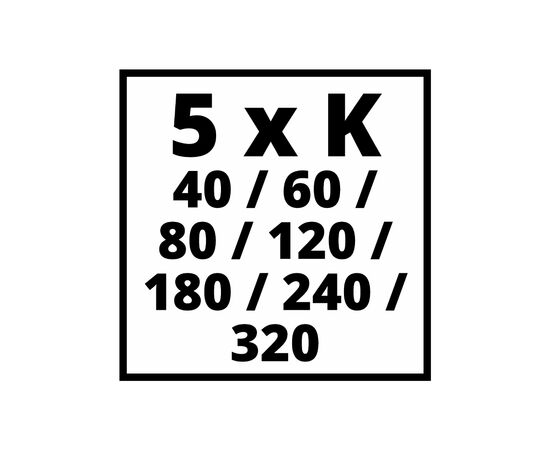 Наждачная бумага Einhell лента для TE-BF 18 Li и TC-BF 500 E, 13x457 мм, 35 шт (4419817), изображение 4