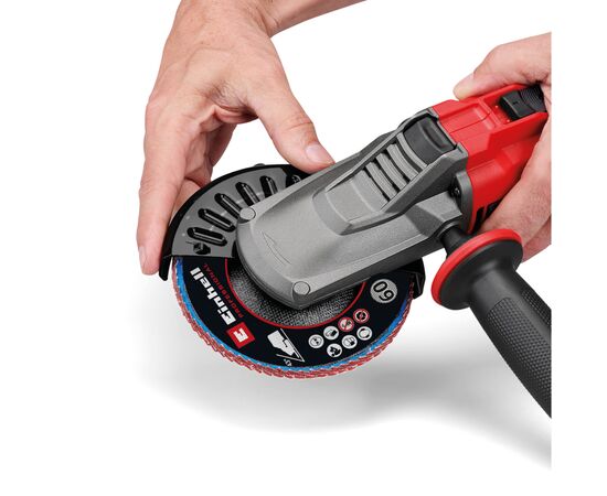 Шлифовальная машина Einhell Professional TP-AG 18/125 F Li BL - Solo PXC 18V, 125мм, 8500об/мин (без АКБ и ЗУ) (4431175), изображение 7