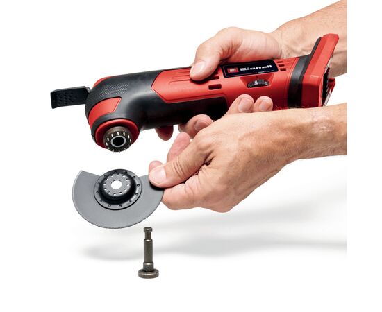 Реноватор Einhell TE-MG 18/1 Li - Solo PXC 18V, набор насадок (без АКБ и ЗУ) (4465195), изображение 4 Реноватор Einhell TE-MG 18/1 Li - Solo PXC 18V, набор насадок (без АКБ и ЗУ) (4465195), изображение 4