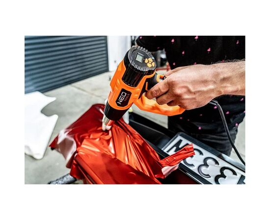 Строительный фен Neo Tools 2000W, 70-600°C (04-710), изображение 7 Строительный фен Neo Tools 2000W, 70-600°C (04-710), изображение 7