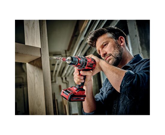 Шуруповерт Einhell TP-CD 18/50 Li-i BL PXC 18V, 2х2Ah, 50Нм, кейс (4513940), изображение 8 Шуруповерт Einhell TP-CD 18/50 Li-i BL PXC 18V, 2х2Ah, 50Нм, кейс (4513940), изображение 8