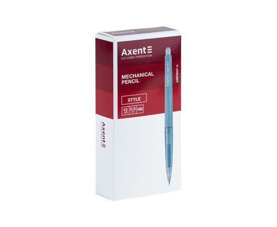 Карандаш механический Axent Style 0,5 мм, НВ (AMP9027-A), изображение 3 Карандаш механический Axent Style 0,5 мм, НВ (AMP9027-A), изображение 3