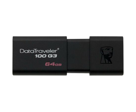 USB флеш накопитель Kingston 2x64GB DataTraveler 100 G3 USB 3.0 (DT100G3/64GB-2P), изображение 2 USB флеш накопитель Kingston 2x64GB DataTraveler 100 G3 USB 3.0 (DT100G3/64GB-2P), изображение 2