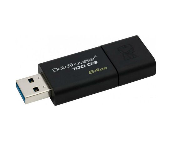 USB флеш накопитель Kingston 2x64GB DataTraveler 100 G3 USB 3.0 (DT100G3/64GB-2P), изображение 4 USB флеш накопитель Kingston 2x64GB DataTraveler 100 G3 USB 3.0 (DT100G3/64GB-2P), изображение 4