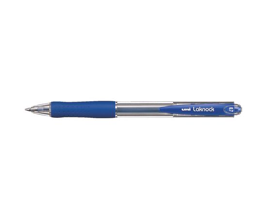 Ручка кулькова UNI автоматична Laknock синій 0,5 мм (SN-100.(05).Blue.)