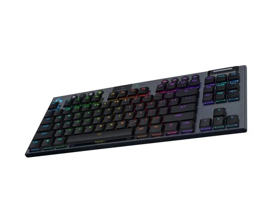 Клавиатура Logitech G915 TKL X Lightspeed Switch-Linear Wireless/Bluetooth/USB UA Black (920-012747), изображение 4 Клавиатура Logitech G915 TKL X Lightspeed Switch-Linear Wireless/Bluetooth/USB UA Black (920-012747), изображение 4