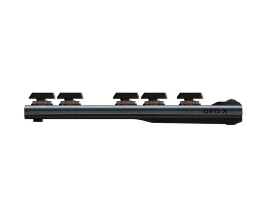 Клавиатура Logitech G915 TKL X Lightspeed Switch-Linear Wireless/Bluetooth/USB UA Black (920-012747), изображение 5 Клавиатура Logitech G915 TKL X Lightspeed Switch-Linear Wireless/Bluetooth/USB UA Black (920-012747), изображение 5