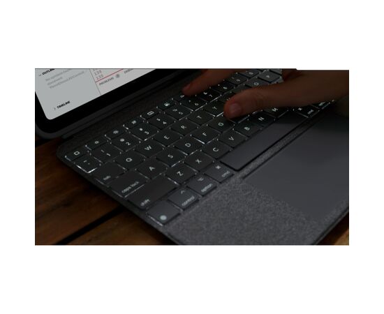 Чехол для планшета Logitech Combo Touch Keyboard iPad 10.9" 10th Gen 2022 Oxford Gray (L920-011382), изображение 8 Чехол для планшета Logitech Combo Touch Keyboard iPad 10.9" 10th Gen 2022 Oxford Gray (L920-011382), изображение 8