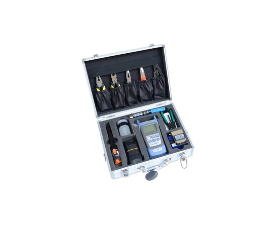 Набор инструментов та тестерів RAYSHINE 15-in-1 Metall Case для оптичних кабелів Voltronic (FTTH15-1 / 20004)