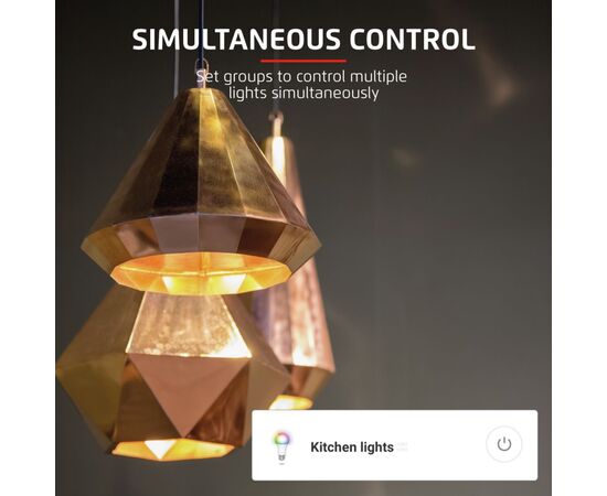 Умная лампочка Trust E27 806 Lumen, 1800-6500k, white (71285_TRUST), изображение 10 Умная лампочка Trust E27 806 Lumen, 1800-6500k, white (71285_TRUST), изображение 10