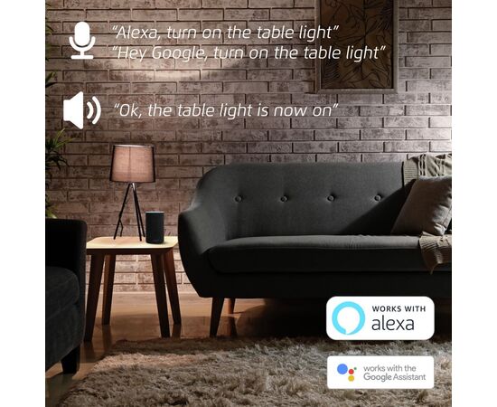 Умная лампочка Trust E27 806 Lumen, 1800-6500k, white (71285_TRUST), изображение 8 Умная лампочка Trust E27 806 Lumen, 1800-6500k, white (71285_TRUST), изображение 8