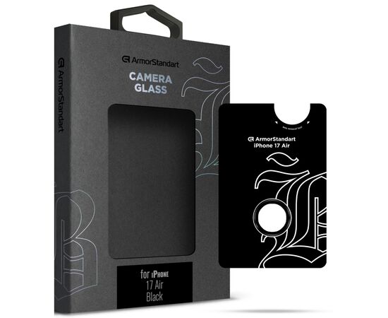 Скло захисне Armorstandart for Camera Supreme BI Apple iPhone 17 Air Black (ARM86448)