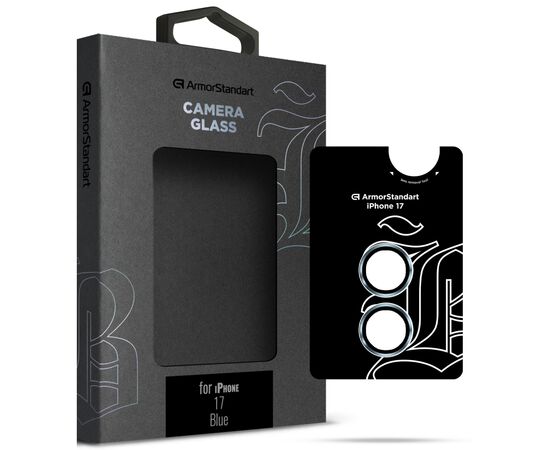 Скло захисне Armorstandart for Camera Supreme BI Apple iPhone 17 Blue (ARM86445)