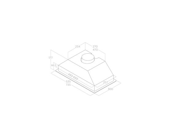 Витяжка кухонна Elica ERA BL/A/52, зображення 5 Витяжка кухонна Elica ERA BL/A/52, зображення 5