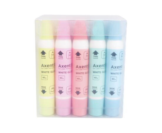 Клей Axent ПВА, 2 аплікатори: тонкий і широкий, 40 г (7202-A), зображення 3 Клей Axent ПВА, 2 аплікатори: тонкий і широкий, 40 г (7202-A), зображення 3