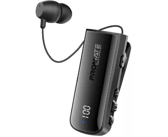 Наушники Promate Monoflix-bt Black (monoflix-bt.black)