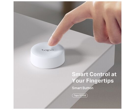 Умная кнопка TP-Link Tapo S200B 868Mhz / 922MHz (TAPO-S200B), изображение 5 Умная кнопка TP-Link Tapo S200B 868Mhz / 922MHz (TAPO-S200B), изображение 5