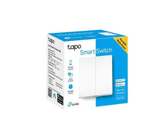 Умный выключатель TP-Link Tapo S220 868 MHz 250V 4A (TAPO-S220), изображение 7 Умный выключатель TP-Link Tapo S220 868 MHz 250V 4A (TAPO-S220), изображение 7