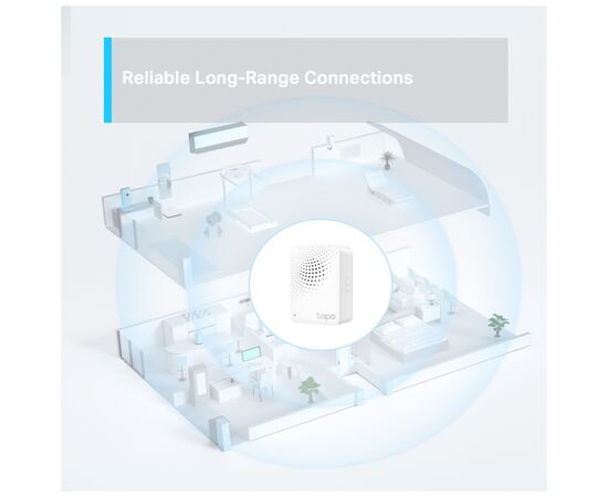 Модуль управления умным домом TP-Link Tapo H100 (TAPO-H100), изображение 4 Модуль управления умным домом TP-Link Tapo H100 (TAPO-H100), изображение 4