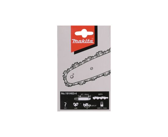 Цепь Makita для UC4020A, UC4041A, DUC406, DUC407, UC016G (191H03-4), изображение 3 Цепь Makita для UC4020A, UC4041A, DUC406, DUC407, UC016G (191H03-4), изображение 3