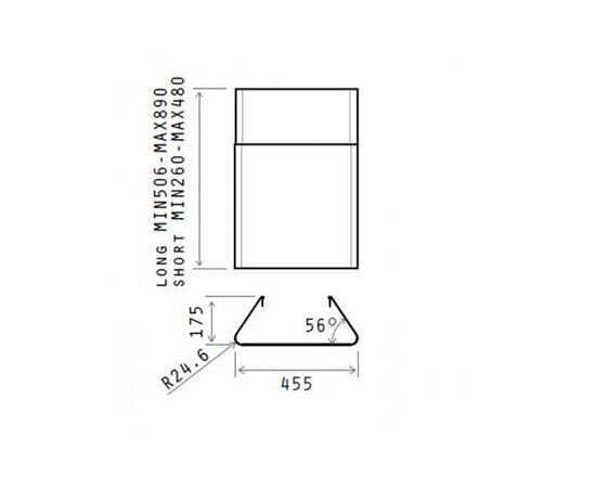 Аксессуар к вытяжкам Elica KIT0010439, изображение 2 Аксессуар к вытяжкам Elica KIT0010439, изображение 2