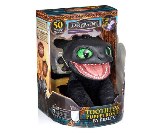 Интерактивная игрушка Real FX Беззубик (HTTYD-1001-01), изображение 2 Интерактивная игрушка Real FX Беззубик (HTTYD-1001-01), изображение 2
