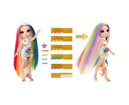Кукла Rainbow High Крейда для волосся та стиль Амая (526780), изображение 3 Кукла Rainbow High Крейда для волосся та стиль Амая (526780), изображение 3