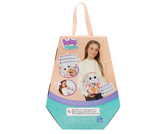 Интерактивная игрушка Baby Paws Зайчонок (927124IM), изображение 2 Интерактивная игрушка Baby Paws Зайчонок (927124IM), изображение 2