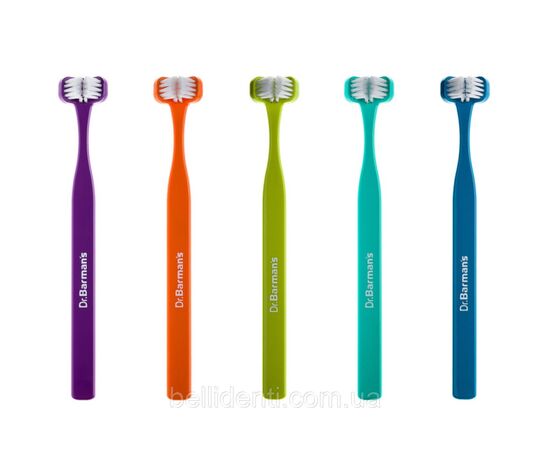 Детская зубная щетка Dr. Barman's Superbrush (Dentaco AG), 9603210000, тристороння (від 0-6 років), помаранчева (8.121/4), изображение 3 Детская зубная щетка Dr. Barman's Superbrush (Dentaco AG), 9603210000, тристороння (від 0-6 років), помаранчева (8.121/4), изображение 3