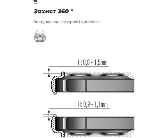Чохол до мобільного телефона Armorstandart ICON Infinix Note 50 Pro 4GDark Blue (ARM85117), зображення 5