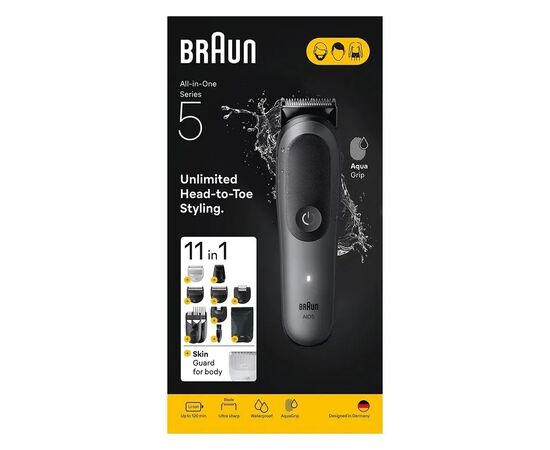 Триммер Braun AIO 5560 (AIO5560), изображение 2 Триммер Braun AIO 5560 (AIO5560), изображение 2