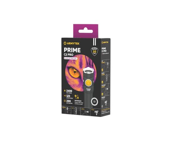Фонарь Armytek Prime C2 Pro Magnet USB (F08101C), изображение 5 Фонарь Armytek Prime C2 Pro Magnet USB (F08101C), изображение 5