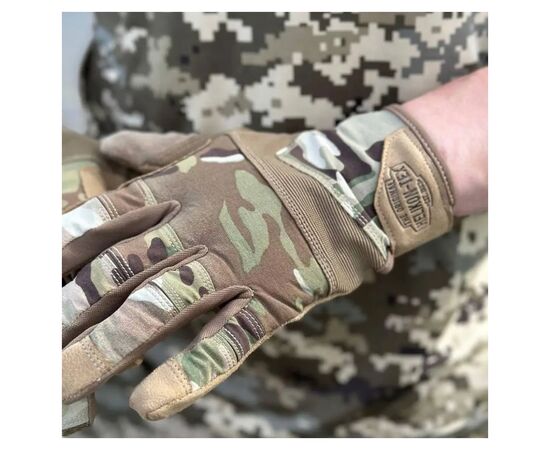 Тактические перчатки Helikon-Tex Range Tactical Gloves - PenCott WildWood / Coyote A, S (RK-RNG-PO-4511A-B03), изображение 4 Тактические перчатки Helikon-Tex Range Tactical Gloves - PenCott WildWood / Coyote A, S (RK-RNG-PO-4511A-B03), изображение 4