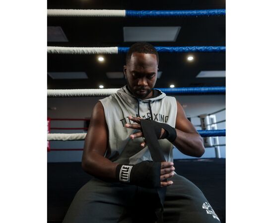 Бинт для спорту Title Boxing Mexican Style 180" 4.5м Black (MHW BK), зображення 3 Бинт для спорту Title Boxing Mexican Style 180" 4.5м Black (MHW BK), зображення 3