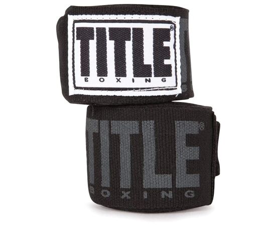Бинт для спорта Title Boxing Power-Flex Elite 180" 4.5м Black (TPFHW BK), изображение 2 Бинт для спорта Title Boxing Power-Flex Elite 180" 4.5м Black (TPFHW BK), изображение 2
