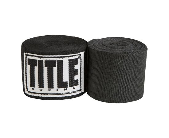 Бинт для спорту Title Boxing Select 180" Semi Elastic Mexican 4.5м Black (SMHW XL BK)