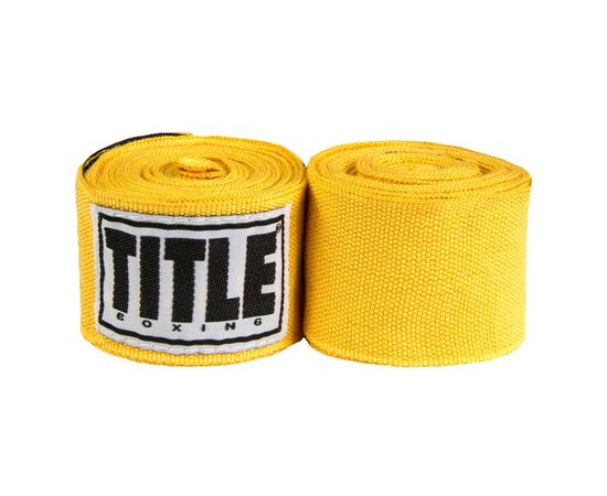 Бинт для спорту Title Boxing Select 180" Semi Elastic Mexican 4.5м Gold (SMHW XL GD)
