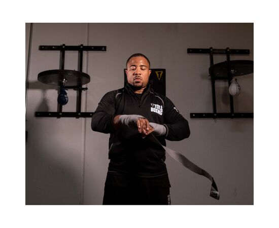 Бинт для спорта Title Boxing Select 180" Semi Elastic Mexican 4.5м Grey (SMHW XL GR), изображение 2 Бинт для спорта Title Boxing Select 180" Semi Elastic Mexican 4.5м Grey (SMHW XL GR), изображение 2