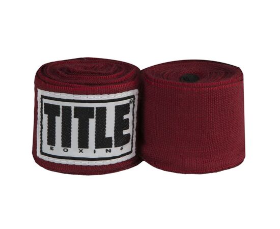Бинт для спорту Title Boxing Select 180" Semi Elastic Mexican 4.5м Maroon (SMHW XL MR)