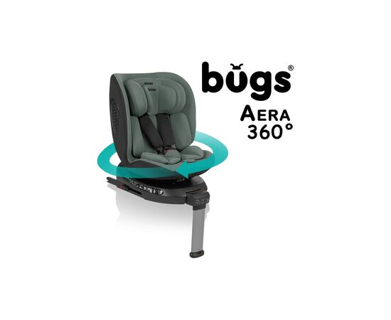 Автокресло Bugs Aera 360 i-Size, ISOFIX, (036 кг) - Forest Pine (4823056520010), изображение 7 Автокресло Bugs Aera 360 i-Size, ISOFIX, (036 кг) - Forest Pine (4823056520010), изображение 7