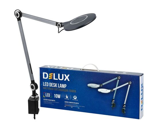Настільна лампа Delux TF-530_10 Вт LED 3000K-4000K-6000K (90018131), зображення 2 Настільна лампа Delux TF-530_10 Вт LED 3000K-4000K-6000K (90018131), зображення 2