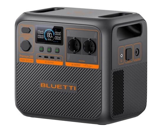 Зарядная станция BLUETTI PREMIUM 200 V2 2700W (PREMIUM 200 V2), изображение 5 Зарядная станция BLUETTI PREMIUM 200 V2 2700W (PREMIUM 200 V2), изображение 5