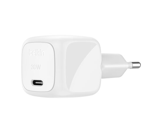 Зарядное устройство Belkin USB-C PD30W PPS white (WCA008KQWH), изображение 2 Зарядное устройство Belkin USB-C PD30W PPS white (WCA008KQWH), изображение 2