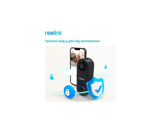 Дверной звонок Reolink Video Doorbell WiFi (D340W), изображение 8 Дверной звонок Reolink Video Doorbell WiFi (D340W), изображение 8