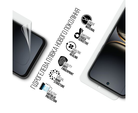 Пленка защитная Armorstandart hydrogel Anti-Blue Tecno Spark Go 2 4G (ARM87123), изображение 2