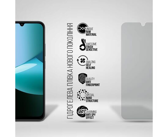Пленка защитная Armorstandart hydrogel Anti-spy Xiaomi Redmi 15C 4G (ARM85452), изображение 2