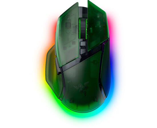 Мишка Razer Basilisk V3 Pro 35K Wireless/Bluetooth/USB Phantom Green (RZ01-05240300-R3G1)