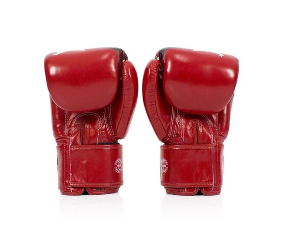 Боксерские перчатки Fairtex BGV1 Nation Print Red 14 унцій (бинти в комплекті) (BGV1_Print_14oz_Red), изображение 4